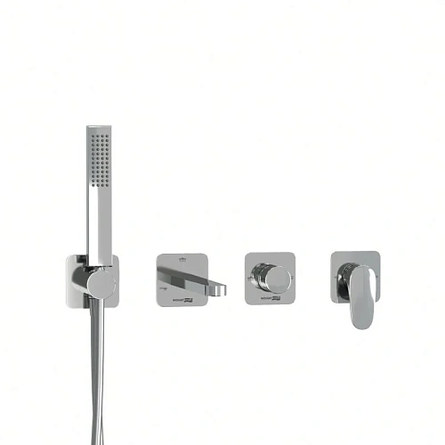 Смеситель для ванны WasserKRAFT A3151.268.270.271.087.103 встраиваемый хром Смеситель для ванны WasserKRAFT A3151.268.270.271.087.103 встраиваемый хром