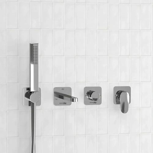 Смеситель для ванны WasserKRAFT A3151.268.270.271.087.103 встраиваемый хром Смеситель для ванны WasserKRAFT A3151.268.270.271.087.103 встраиваемый хром