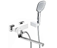 Смеситель для ванны WasserKRAFT Aller 1062LWHITE белый/хром Смеситель для ванны WasserKRAFT Aller 1062LWHITE белый/хром