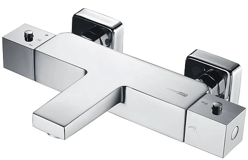 Смеситель для ванны Wasserkraft Alme 1500 1511 Thermo термостатический 1511T Смеситель для ванны Wasserkraft Alme 1500 1511 Thermo термостатический 1511T