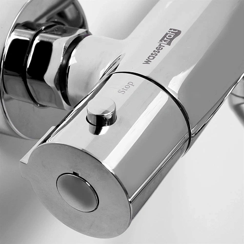 Смеситель для ванны Wasserkraft Berkel 4800 4822L Thermo термостатический 4822LT Смеситель для ванны Wasserkraft Berkel 4800 4822L Thermo термостатический 4822LT