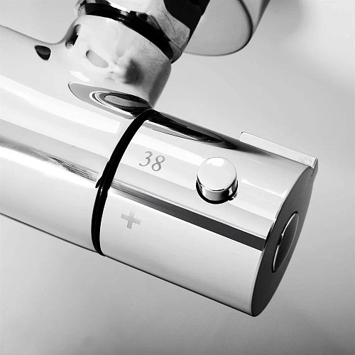 Смеситель для ванны Wasserkraft Berkel 4800 4822L Thermo термостатический 4822LT Смеситель для ванны Wasserkraft Berkel 4800 4822L Thermo термостатический 4822LT