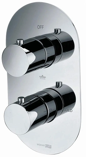 Смеситель для ванны Wasserkraft Berkel 4800 4844 Thermo термостатический 4844T Смеситель для ванны Wasserkraft Berkel 4800 4844 Thermo термостатический 4844T