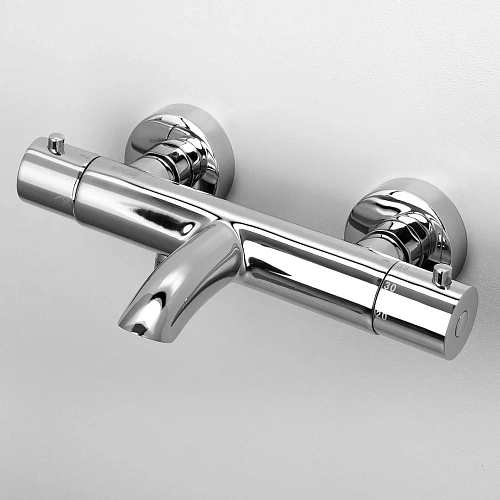 Смеситель для ванны WasserKRAFT Berkel 4811 Thermo термостатический хром Смеситель для ванны WasserKRAFT Berkel 4811 Thermo термостатический хром