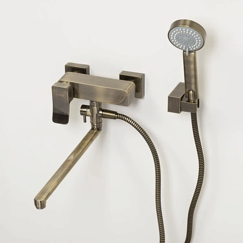 Смеситель для ванны WasserKRAFT Exter 1602L светлая бронза Смеситель для ванны WasserKRAFT Exter 1602L светлая бронза