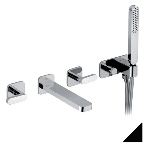 Смеситель для ванны Webert Living LV720901560 с душем Смеситель для ванны Webert Living LV720901560 с душем