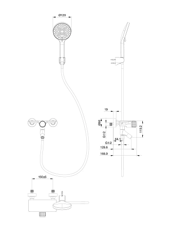 Смеситель для ванны Wonzon & Woghand белый матовый (WW-FE05L221-MW) Смеситель для ванны Wonzon & Woghand белый матовый (WW-FE05L221-MW)