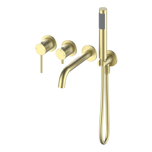 Смеситель для ванны Wonzon & Woghand встраиваемый, брашированное золото (WW-889017-BG) Смеситель для ванны Wonzon & Woghand встраиваемый, брашированное золото (WW-889017-BG)