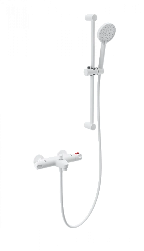 Смеситель для ванны Wonzon & Woghand с термостатом, белый матовый (WW-C2001-A-MW) Смеситель для ванны Wonzon & Woghand с термостатом, белый матовый (WW-C2001-A-MW)