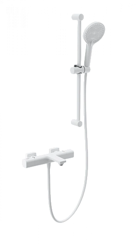 Смеситель для ванны Wonzon & Woghand с термостатом, белый матовый (WW-C2011-A-MW) Смеситель для ванны Wonzon & Woghand с термостатом, белый матовый (WW-C2011-A-MW)