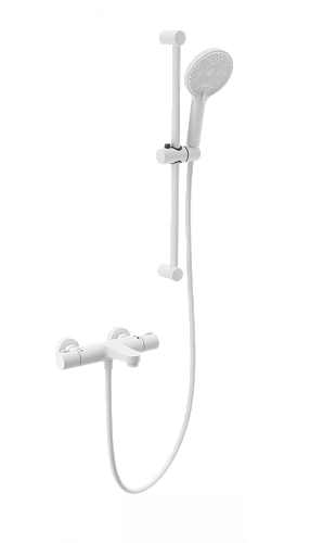 Смеситель для ванны Wonzon & Woghand с термостатом, белый матовый (WW-C2018-A-MW) Смеситель для ванны Wonzon & Woghand с термостатом, белый матовый (WW-C2018-A-MW)