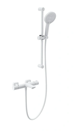 Смеситель для ванны Wonzon & Woghand с термостатом, белый матовый (WW-C2021-A-MW) Смеситель для ванны Wonzon & Woghand с термостатом, белый матовый (WW-C2021-A-MW)