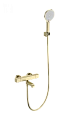 Смеситель для ванны Wonzon & Woghand с термостатом, брашированное золото (WW-B2016-A1-BG) Смеситель для ванны Wonzon & Woghand с термостатом, брашированное золото (WW-B2016-A1-BG)
