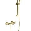 Смеситель для ванны Wonzon & Woghand с термостатом, брашированное золото (WW-C2018-A-BG) Смеситель для ванны Wonzon & Woghand с термостатом, брашированное золото (WW-C2018-A-BG)