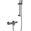 Смеситель для ванны Wonzon & Woghand с термостатом, темный графит (WW-C2001-A-BGG) Смеситель для ванны Wonzon & Woghand с термостатом, темный графит (WW-C2001-A-BGG)