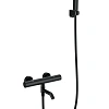 Смеситель для ванны Wonzon & Woghand с термостатом, черный матовый (WW-B3013-A1-MB) Смеситель для ванны Wonzon & Woghand с термостатом, черный матовый (WW-B3013-A1-MB)