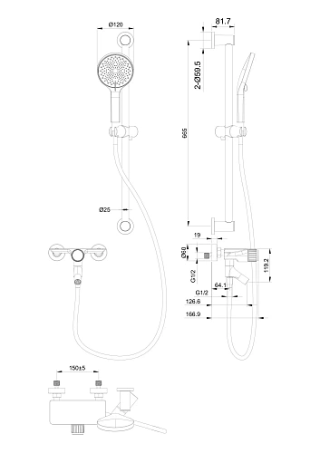 Смеситель для ванны Wonzon & Woghand хром (WW-FE05L222-CR) Смеситель для ванны Wonzon & Woghand хром (WW-FE05L222-CR)