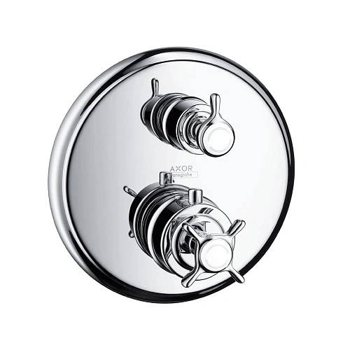 Смеситель для душа Axor Montreux 16820000 термостатический с запорным/переключающим вентилем Смеситель для душа Axor Montreux 16820000 термостатический с запорным/переключающим вентилем