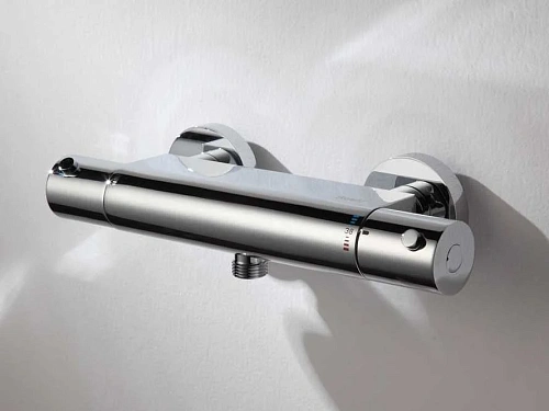 Смеситель для душа Bravat Stream F93984C-01B термостатический Смеситель для душа Bravat Stream F93984C-01B термостатический