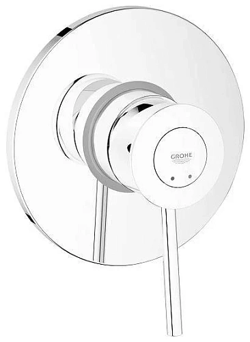 Смеситель для душа GROHE BauClassic (29048000) внешняя и встраиваемая части, хром Смеситель для душа GROHE BauClassic (29048000) внешняя и встраиваемая части, хром