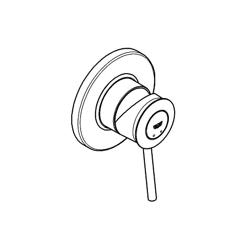 Смеситель для душа GROHE BauClassic (29048000) внешняя и встраиваемая части, хром Смеситель для душа GROHE BauClassic (29048000) внешняя и встраиваемая части, хром