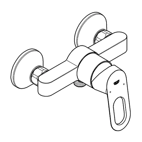 Смеситель для душа GROHE BauLoop, хром (23340000) Смеситель для душа GROHE BauLoop, хром (23340000)