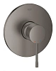 Смеситель для душа GROHE Essence, круглая розетка, темный гарфит матовый (24057AL1)