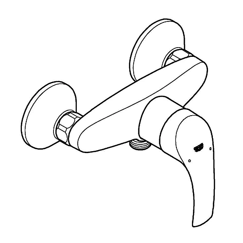 Смеситель для душа GROHE Eurosmart New, хром (33555002) Смеситель для душа GROHE Eurosmart New, хром (33555002)