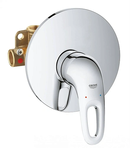 Смеситель для душа GROHE Eurostyle new (внешняя и встраиваемая части), хром (33635003) Смеситель для душа GROHE Eurostyle new (внешняя и встраиваемая части), хром (33635003)