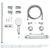 Смеситель для душа GROHE Grohtherm 1000 New термостатический с душевым гарнитуром, душевая штанга 60 34151004 Смеситель для душа GROHE Grohtherm 1000 New термостатический с душевым гарнитуром, душевая штанга 60 34151004