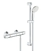 Смеситель для душа GROHE Grohtherm 1000, с душевым гарнитуром, хром (34820004) термостат Смеситель для душа GROHE Grohtherm 1000, с душевым гарнитуром, хром (34820004) термостат