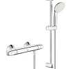 Смеситель для душа GROHE Grohtherm 1000, с душевым гарнитуром, хром (34820004) термостат Смеситель для душа GROHE Grohtherm 1000, с душевым гарнитуром, хром (34820004) термостат