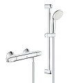 Смеситель для душа GROHE Grohtherm 1000, с душевым гарнитуром, хром (34820004) термостат Смеситель для душа GROHE Grohtherm 1000, с душевым гарнитуром, хром (34820004) термостат