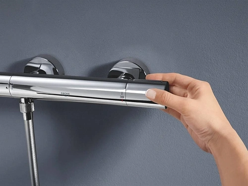 Смеситель для душа GROHE Grohtherm 800 Cosmopolitan, термостатический, хром (34765000) Смеситель для душа GROHE Grohtherm 800 Cosmopolitan, термостатический, хром (34765000)