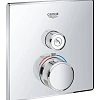 Смеситель для душа GROHE Grohtherm SmartControl (29123000) внешняя часть термостата, на 1 выход, хром Смеситель для душа GROHE Grohtherm SmartControl (29123000) внешняя часть термостата, на 1 выход, хром