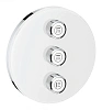 Смеситель для душа GROHE Grohtherm SmartControl (29152LS0) внешняя часть, на 3 выхода, белая луна Смеситель для душа GROHE Grohtherm SmartControl (29152LS0) внешняя часть, на 3 выхода, белая луна