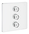 Смеситель для душа GROHE Grohtherm SmartControl на 3 выхода, белая луна (29158LS0) внешняя часть Смеситель для душа GROHE Grohtherm SmartControl на 3 выхода, белая луна (29158LS0) внешняя часть