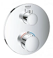 Смеситель для душа GROHE Grohtherm термостатический, круглая розетка, хром (24075000) Смеситель для душа GROHE Grohtherm термостатический, круглая розетка, хром (24075000)