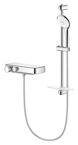 Смеситель для душа GROHE GRT SmartControl и душевой гарнитур Euphoria 110 Massage с душевой штангой 34720000 Смеситель для душа GROHE GRT SmartControl и душевой гарнитур Euphoria 110 Massage с душевой штангой 34720000