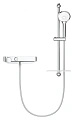 Смеситель для душа GROHE GRT SmartControl и душевой гарнитур Euphoria 110 Massage с душевой штангой 34720000 Смеситель для душа GROHE GRT SmartControl и душевой гарнитур Euphoria 110 Massage с душевой штангой 34720000