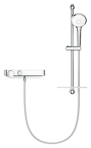 Смеситель для душа GROHE GRT SmartControl и душевой гарнитур Euphoria 110 Massage с душевой штангой 34720000 Смеситель для душа GROHE GRT SmartControl и душевой гарнитур Euphoria 110 Massage с душевой штангой 34720000