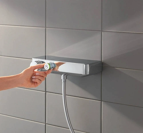 Смеситель для душа GROHE GRT SmartControl термостатический, настенный монтаж (34719000) Смеситель для душа GROHE GRT SmartControl термостатический, настенный монтаж (34719000)
