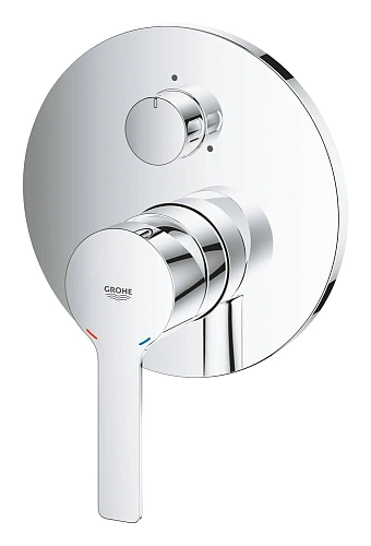 Смеситель для душа GROHE Lineare New с переключателем на 3 положения, хром (24095001) внешняя часть Смеситель для душа GROHE Lineare New с переключателем на 3 положения, хром (24095001) внешняя часть