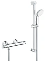 Смеситель для душа GROHE QuickFix Precision Flow с душевым гарнитуром, хром (34841000) термостат Смеситель для душа GROHE QuickFix Precision Flow с душевым гарнитуром, хром (34841000) термостат