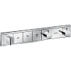 Смеситель для душа hansgrohe RainSelect на 3 потребителя термостатический, хром 15356000 Смеситель для душа hansgrohe RainSelect на 3 потребителя термостатический, хром 15356000