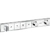 Смеситель для душа hansgrohe RainSelect термостатический белый/хром 15357400 Смеситель для душа hansgrohe RainSelect термостатический белый/хром 15357400