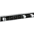 Смеситель для душа hansgrohe RainSelect термостатический черный/хром 15357600 Смеситель для душа hansgrohe RainSelect термостатический черный/хром 15357600