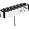 Смеситель для душа Hansgrohe ShowerTablet Select 400, внешнего монтажа, с полочкой 24360000, хром те Смеситель для душа Hansgrohe ShowerTablet Select 400, внешнего монтажа, с полочкой 24360000, хром те