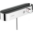 Смеситель для душа Hansgrohe ShowerTablet Select 400, внешнего монтажа, с полочкой 24360000, хром те Смеситель для душа Hansgrohe ShowerTablet Select 400, внешнего монтажа, с полочкой 24360000, хром те