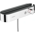Смеситель для душа Hansgrohe ShowerTablet Select 400, внешнего монтажа, с полочкой 24360000, хром те Смеситель для душа Hansgrohe ShowerTablet Select 400, внешнего монтажа, с полочкой 24360000, хром те